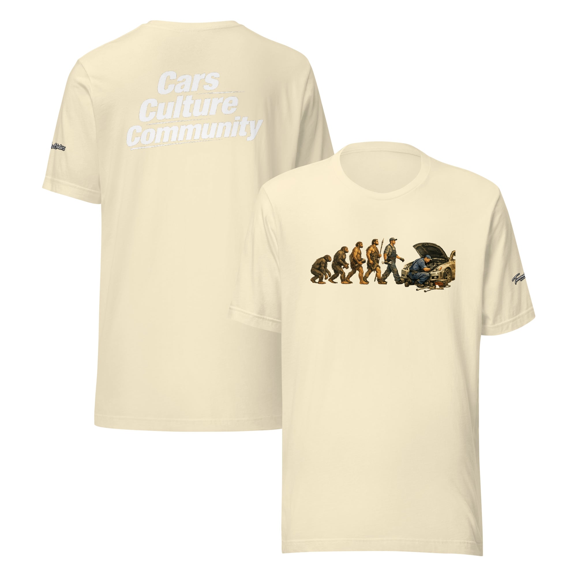 Human Evolution Car Mechanic T-Shirt