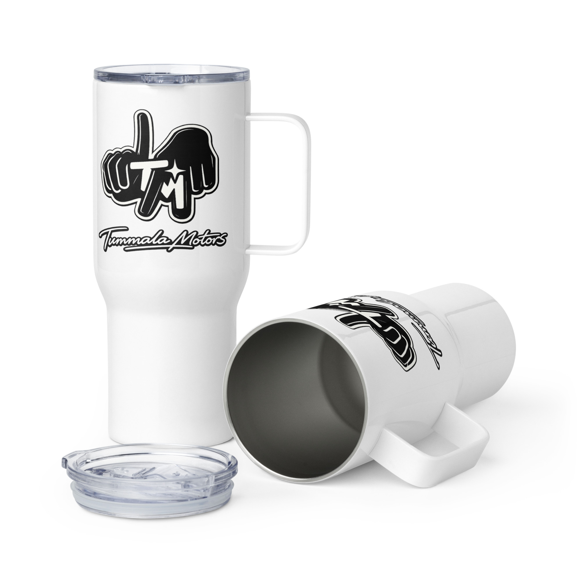 TM Travel Mug With Handle - Image 4