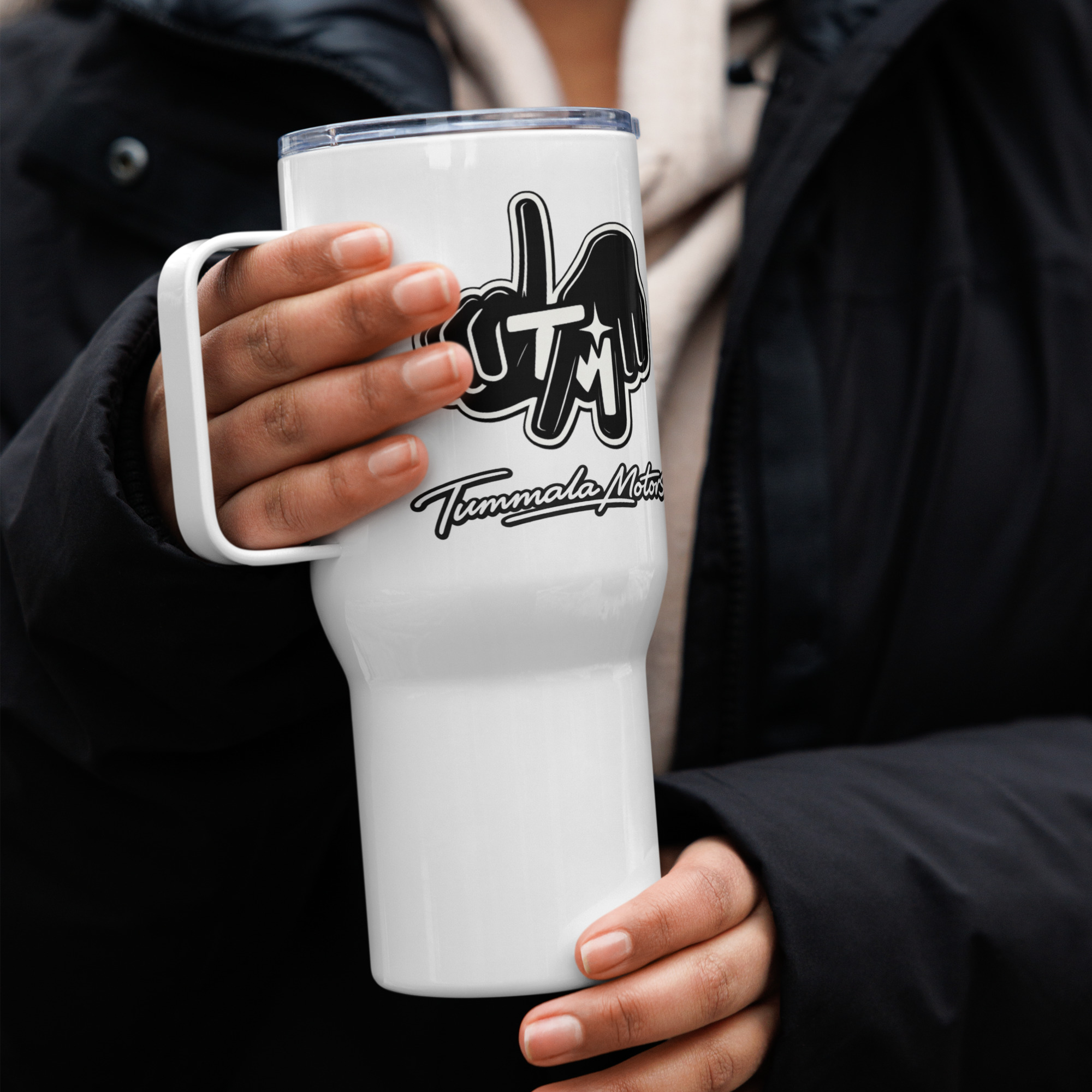 TM Travel Mug With Handle - Image 8