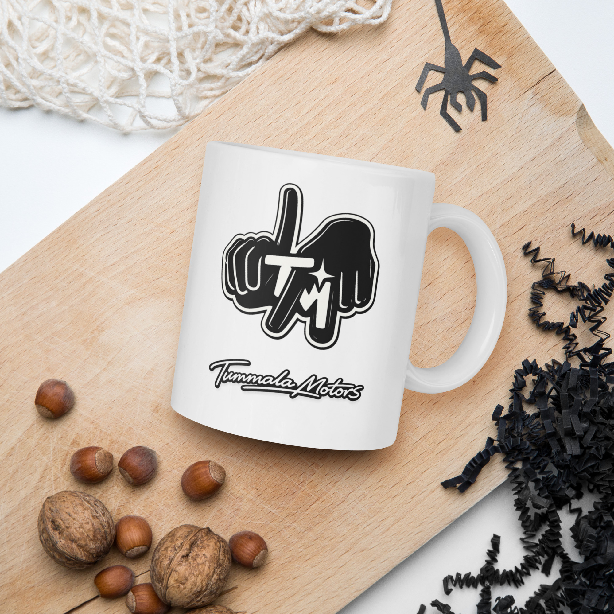 Tummala Motors White Glossy Ceramic Mug - Image 7