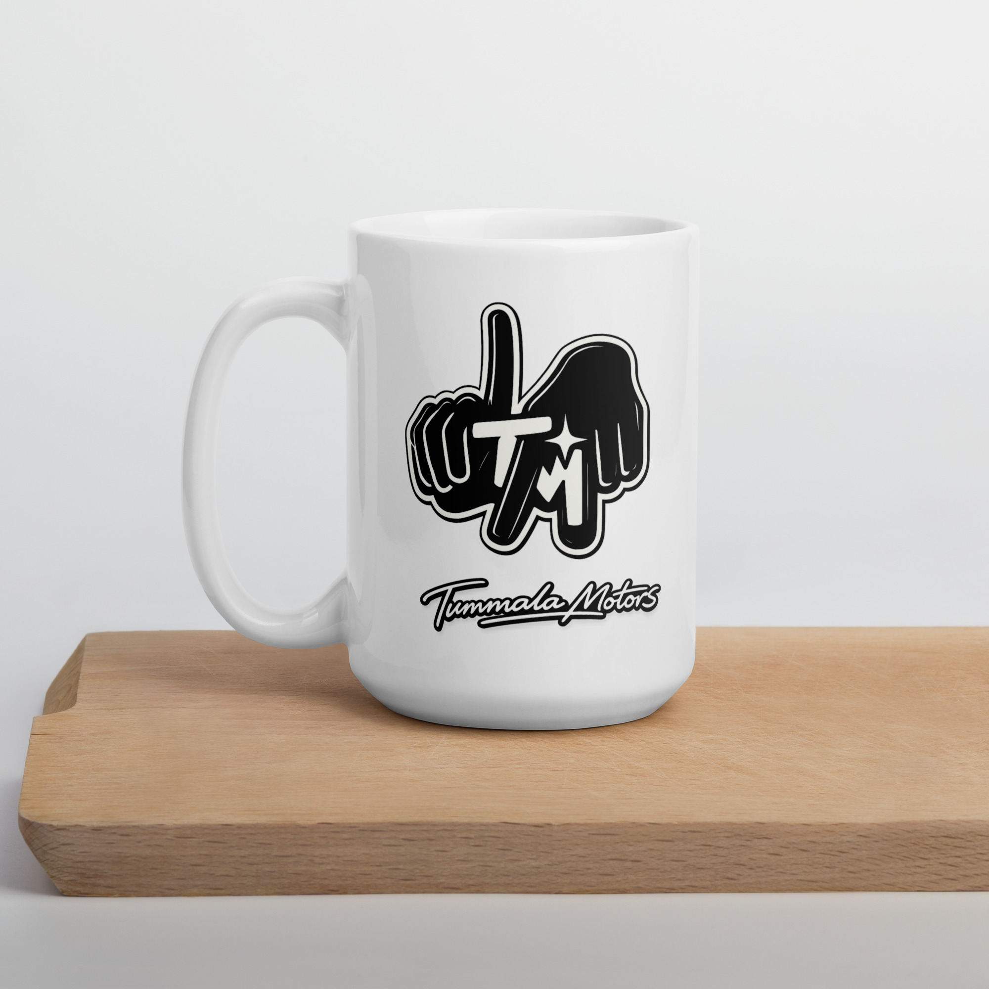Tummala Motors White Glossy Ceramic Mug - Image 11