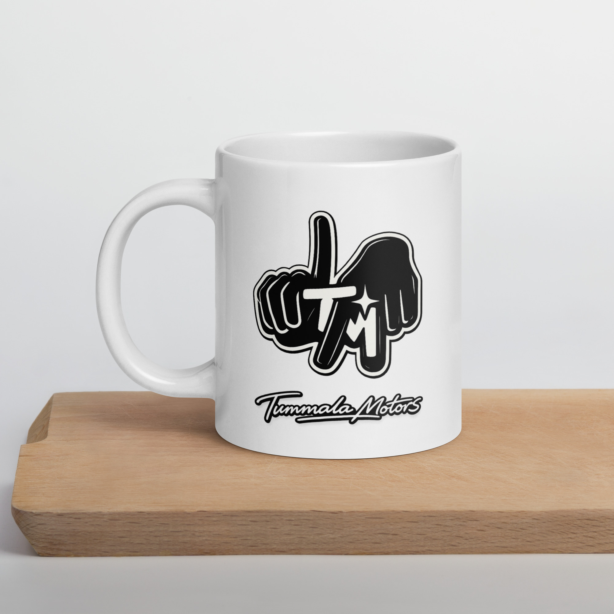 Tummala Motors White Glossy Ceramic Mug - Image 12