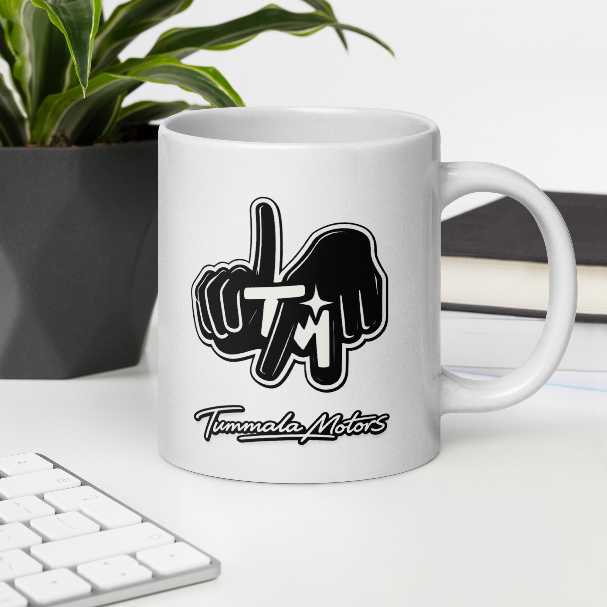 Tummala Motors White Glossy Ceramic Mug - Image 13