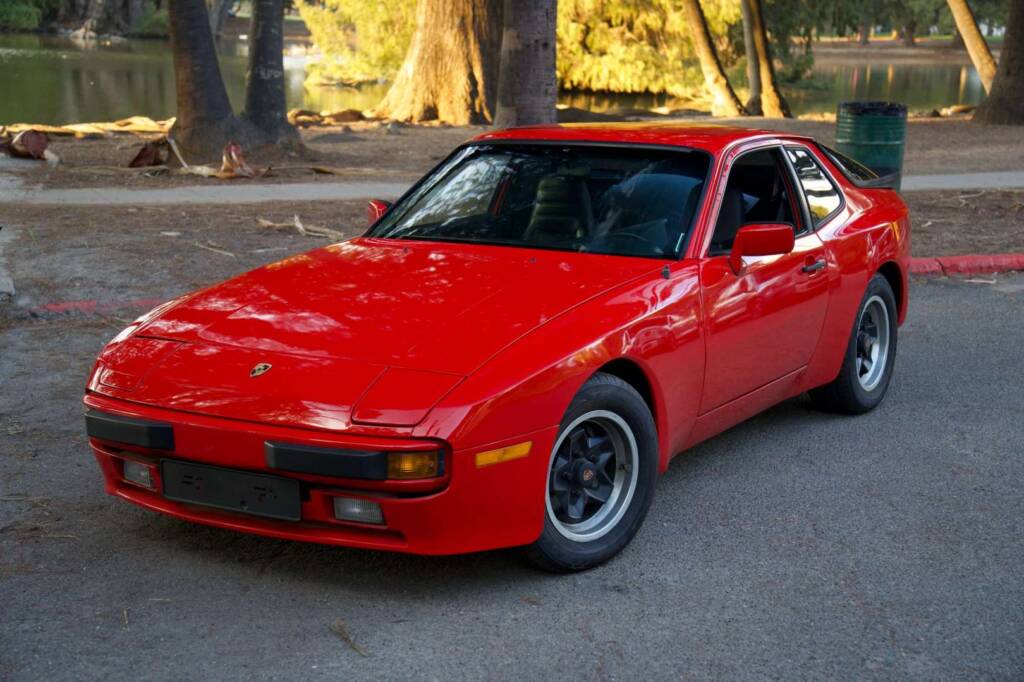 1984 PORSCHE 944 RED WITH 5 SPEED MANUAL + $1000