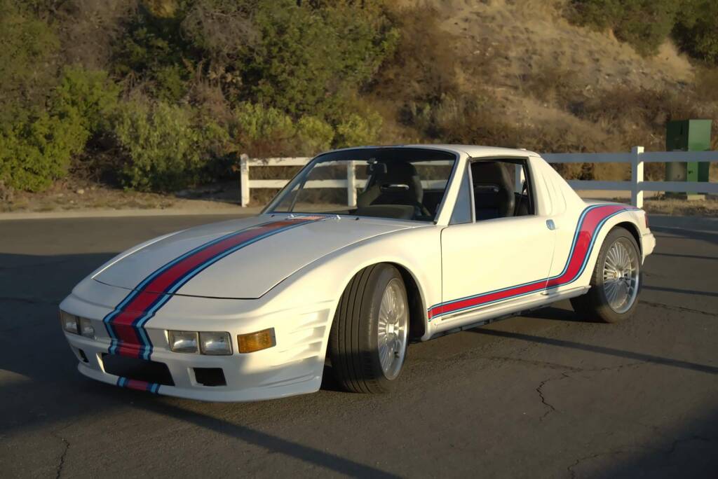 WHITE 1973 PORSCHE 914 “CHALON” SLANT NOSE — MARTINI LIVERY, 5-SPEED, 4-WHEEL DISCS ⚪🔥