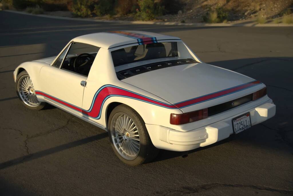 WHITE 1973 PORSCHE 914 “CHALON” SLANT NOSE — MARTINI LIVERY, 5-SPEED, 4-WHEEL DISCS ⚪🔥