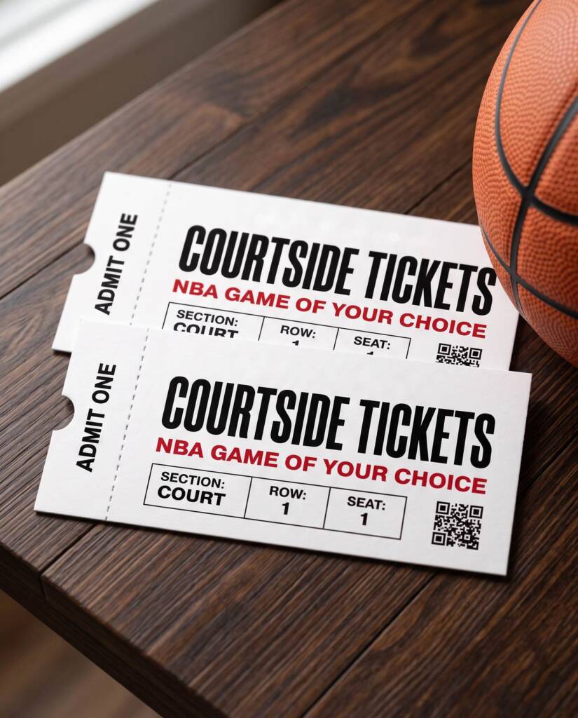 2 NBA Courtside Tickets